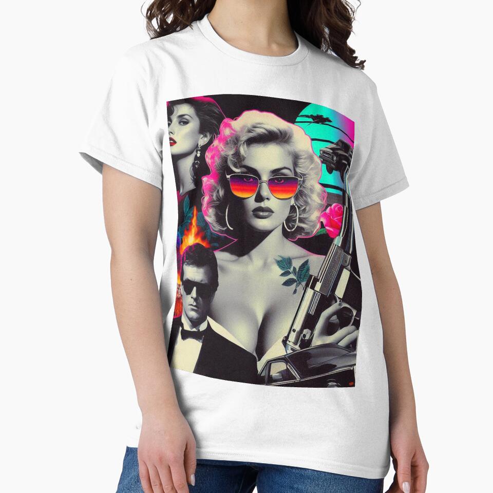 80s Retrowave Woman by PulpVintage