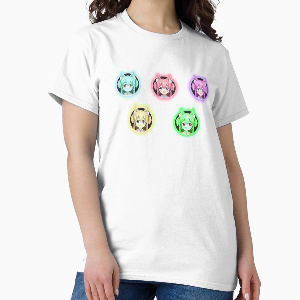 Colorful Catgirl Coin by JohnnyTaco T-Shirts, Hoodie, Sweatshirt | BlankRebels.com (Image 2)
