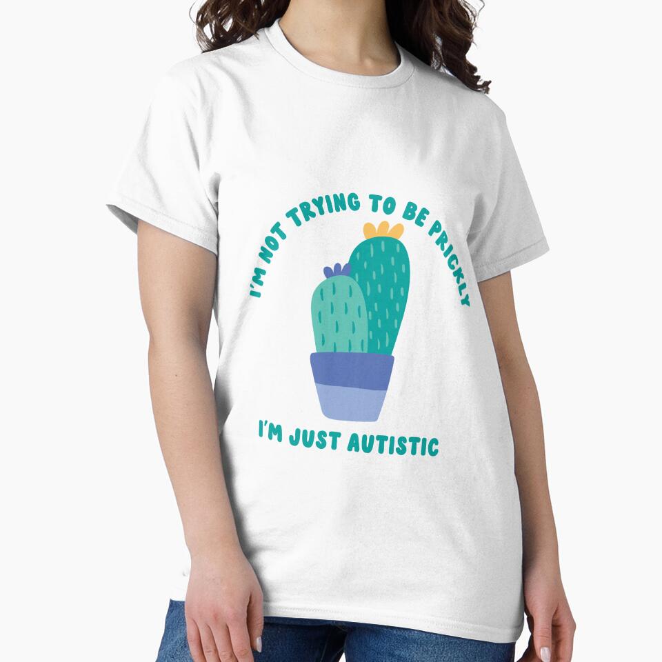 not trying to be prickly; i'm just autistic by goblinbabe T-Shirts, Hoodie, Sweatshirt | BlankRebels.com (Image 2)