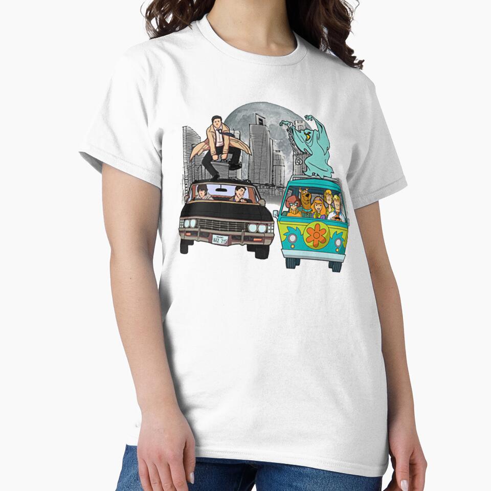Supernatural and ScoobyDoo Funny Halloween by purejoyclothin T-Shirts, Hoodie, Sweatshirt | BlankRebels.com (Image 2)