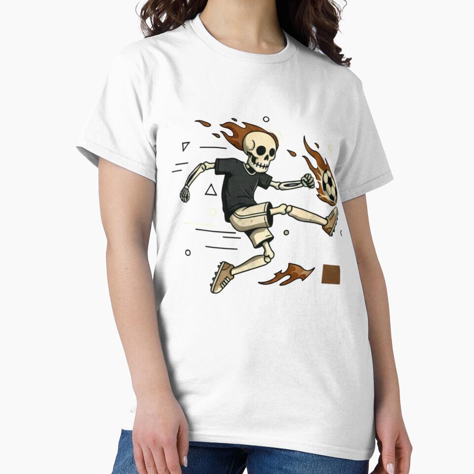 FOOTBALL | Minimalist Skeleton Streetwear Art by DEADLINE. T-Shirts, Hoodie, Sweatshirt | BlankRebels.com (Image 2)
