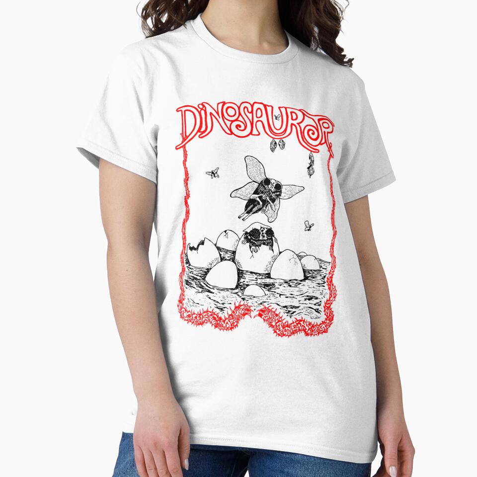 Rock Band Typography Dinosaur by hafsalovely T-Shirts, Hoodie, Sweatshirt | BlankRebels.com (Image 2)