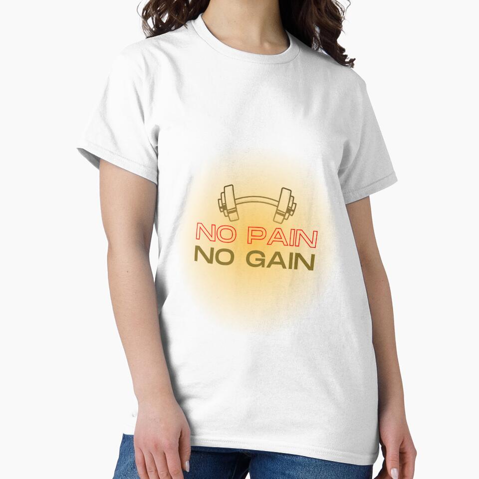 No Pain No Gain Fitness Motivation by nirmalsawlani