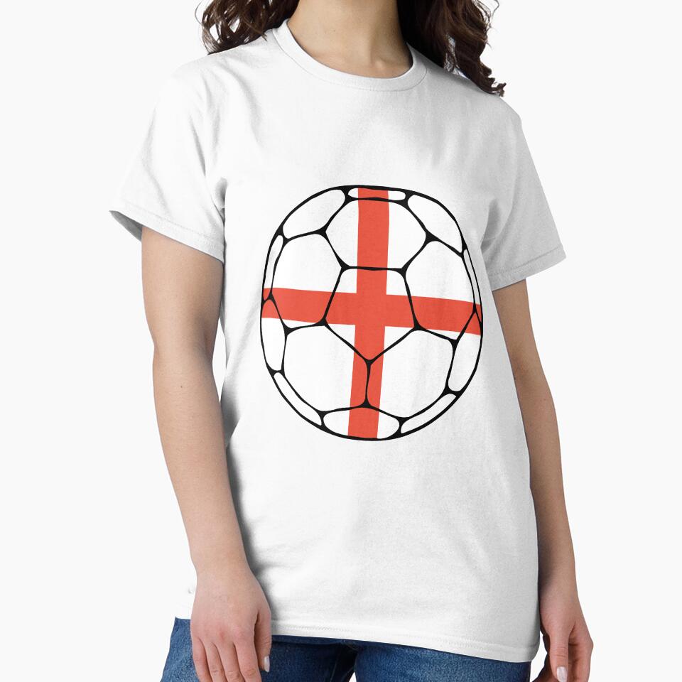 England Flag Soccer Ball by ehgraphics15
