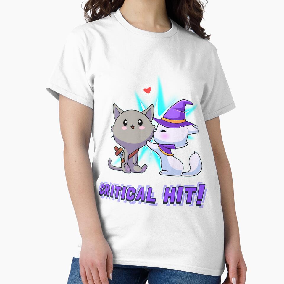 Critical Hit! by ComfyClothes T-Shirts, Hoodie, Sweatshirt | BlankRebels.com (Image 2)