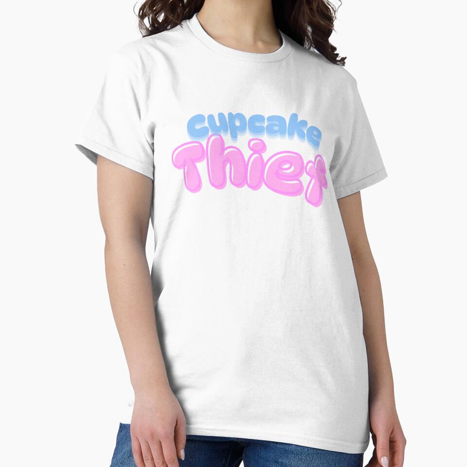 Cupcake Thief – Cute Pastel Bubble Letter Aesthetic Typography by TheStephanieRome T-Shirts, Hoodie, Sweatshirt (Image 2)