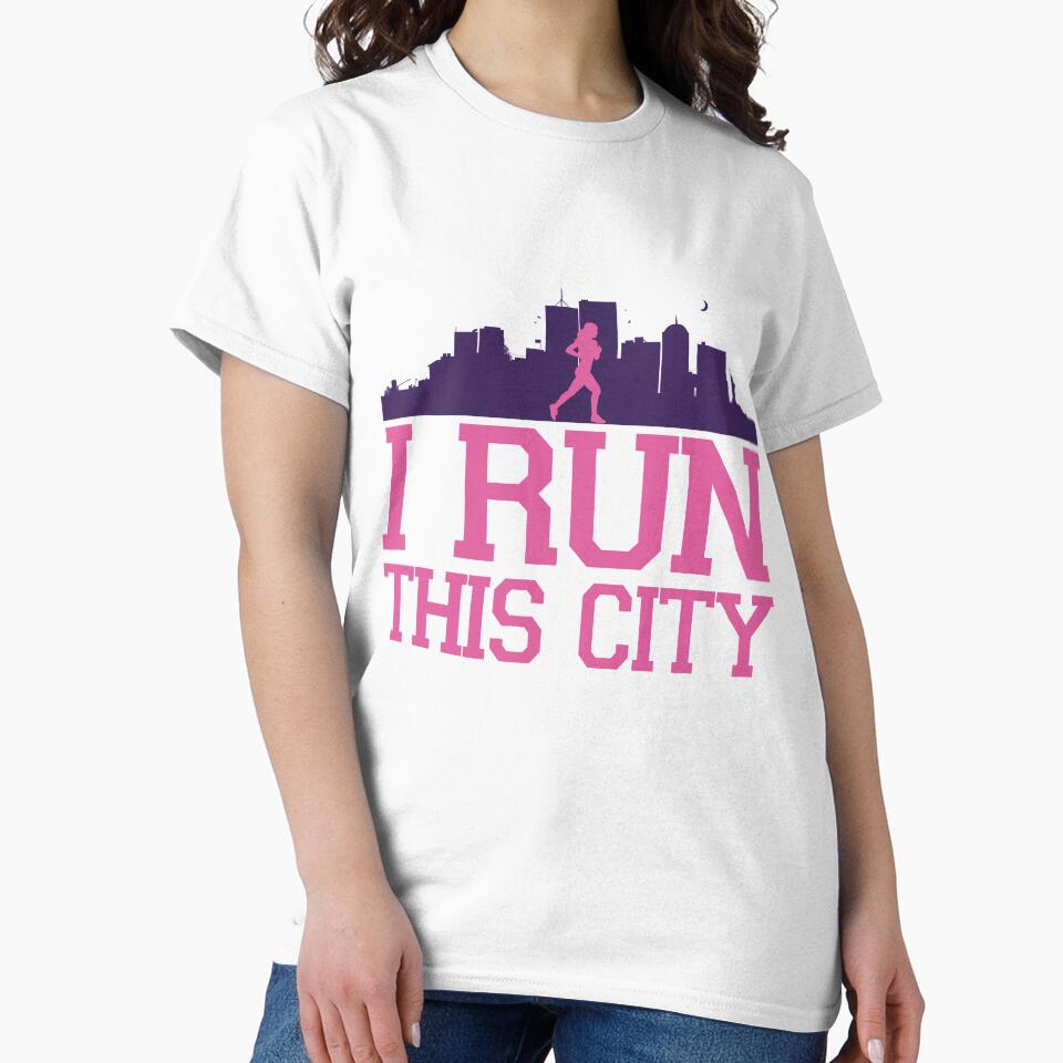 Running in The City Women Run Jogging Jogger lovers Fun Tank Top by djpraxis T-Shirts, Hoodie, Sweatshirt (Image 2)