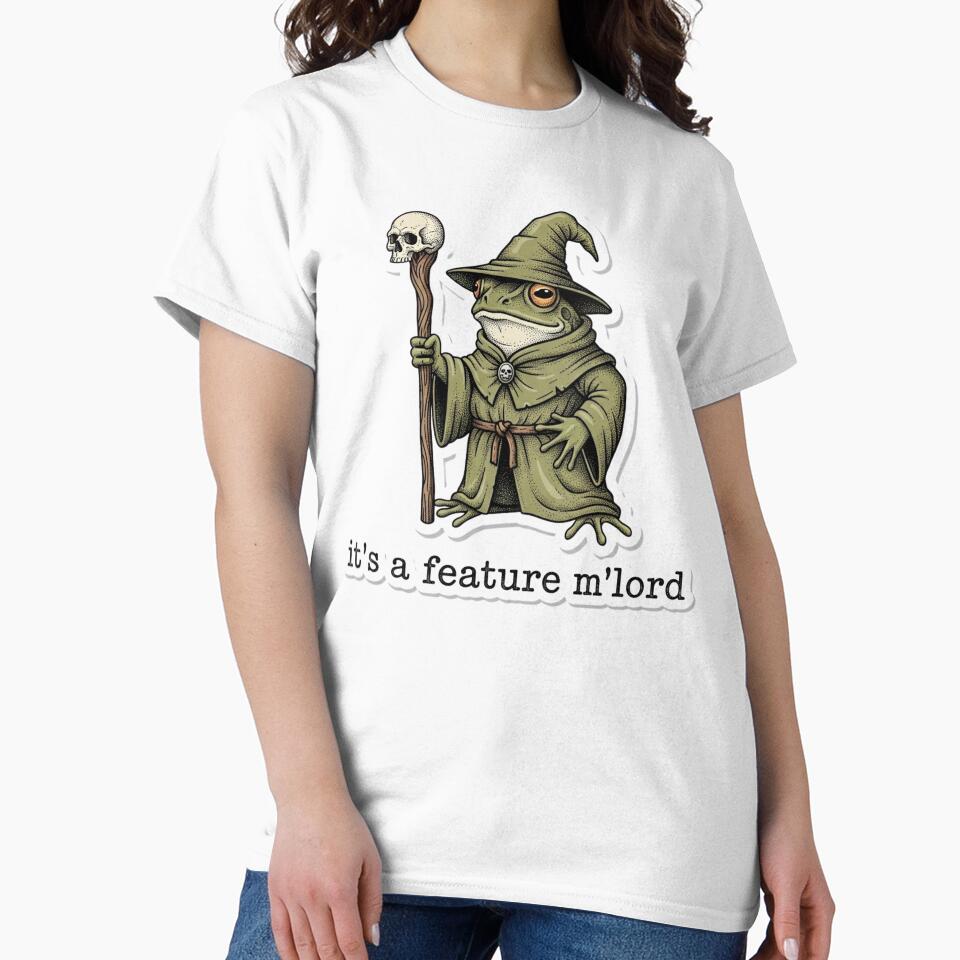 Toad Wizard Vintage Stipple Illustration Sarcastic Fantasy Enthusiast by LeoBechs T-Shirts, Hoodie, Sweatshirt (Image 2)
