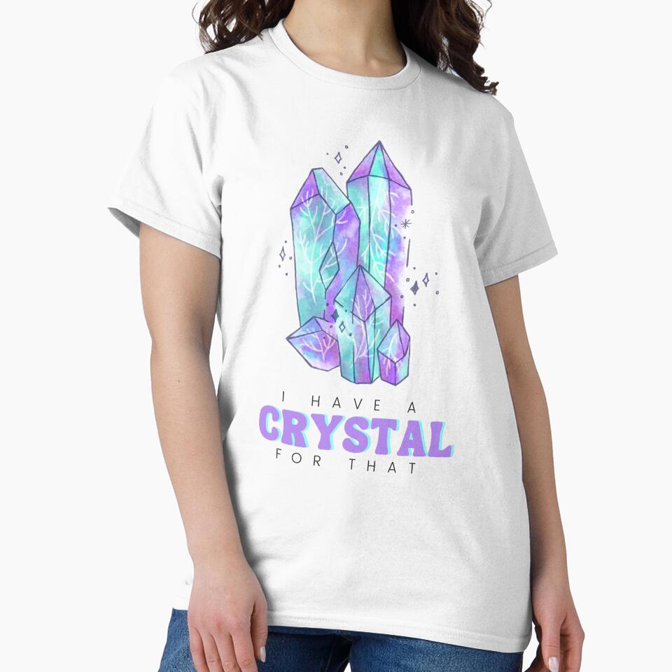 I Have A Crystal For That (Beautiful Blue Purple) Watercolour Crystal by GoldustDesigns T-Shirts, Hoodie,... (Image 2)