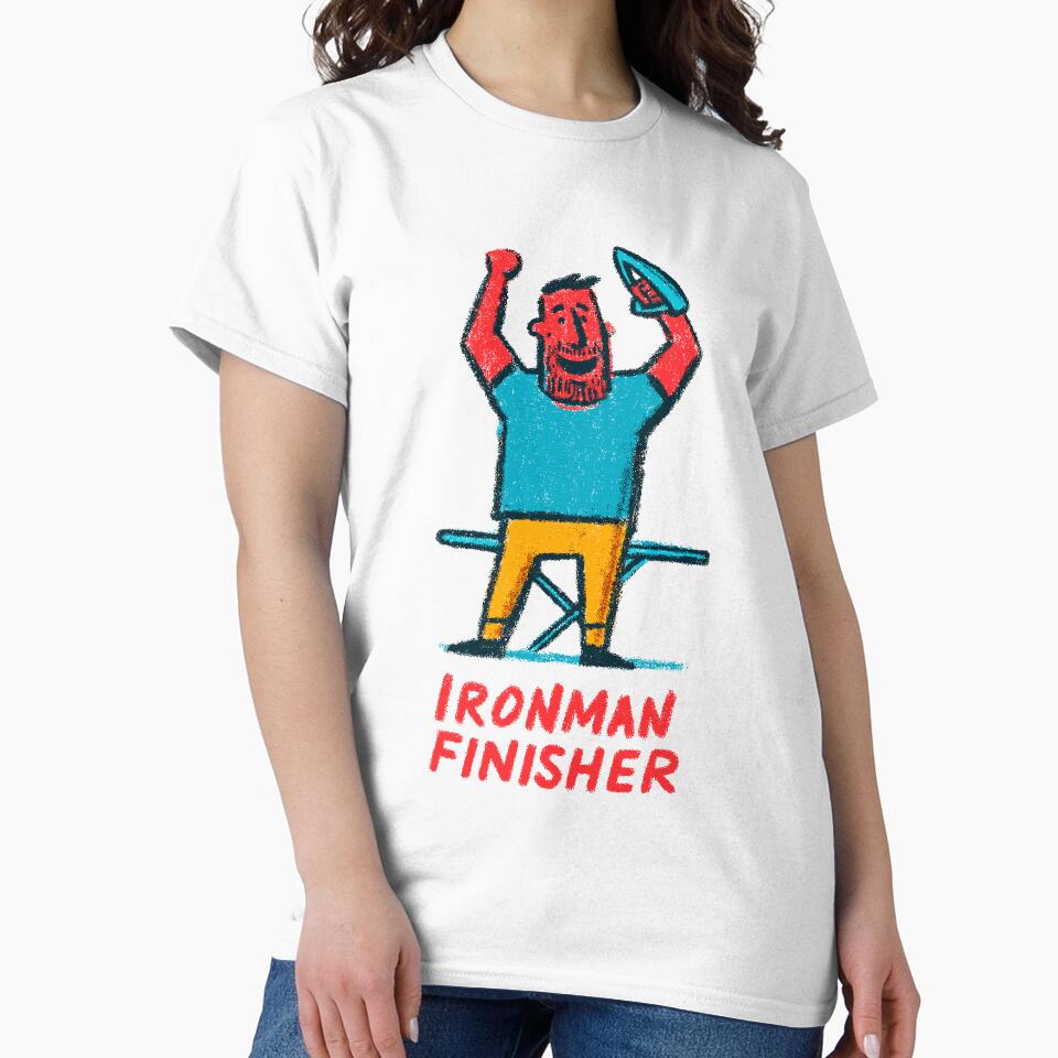 Ironman (Domestic Edition) T-Shirt | Triathlon Finisher Parody | Funny Ironman Spoof | by Loffartdesign Hoodie,... (Image 2)