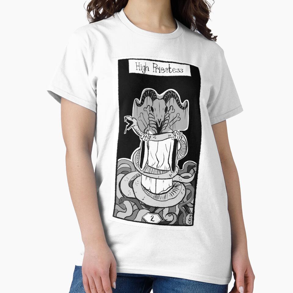 The High Priestess - Dead tarot by KKeyArt T-Shirts, Hoodie, Sweatshirt | BlankRebels.com (Image 2)