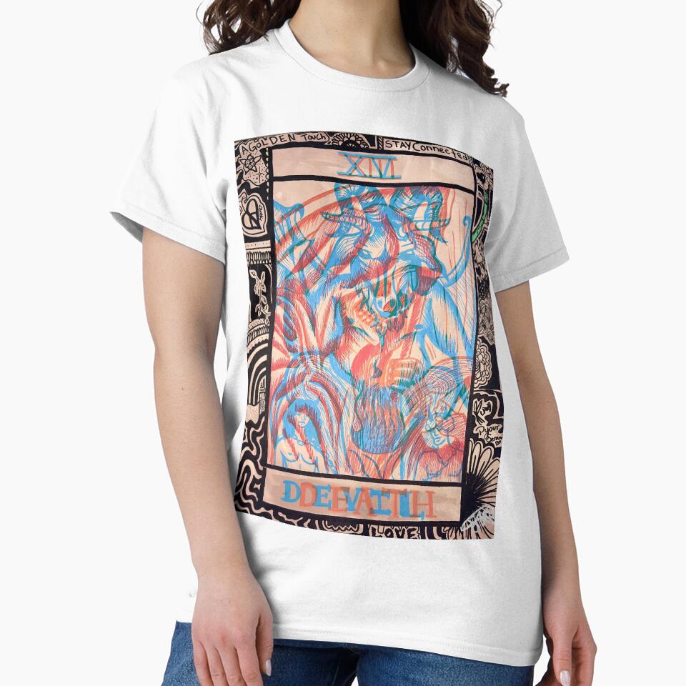 Death and The Devil Color Changing Print by Shayla-Michelle T-Shirts, Hoodie, Sweatshirt | BlankRebels.com (Image 2)