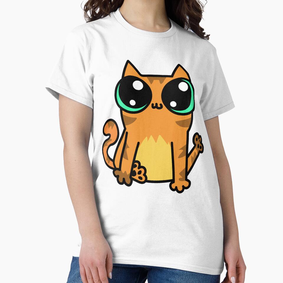 Cute Orange Cat Leg Up T-Shirts, Hoodie, Sweatshirt