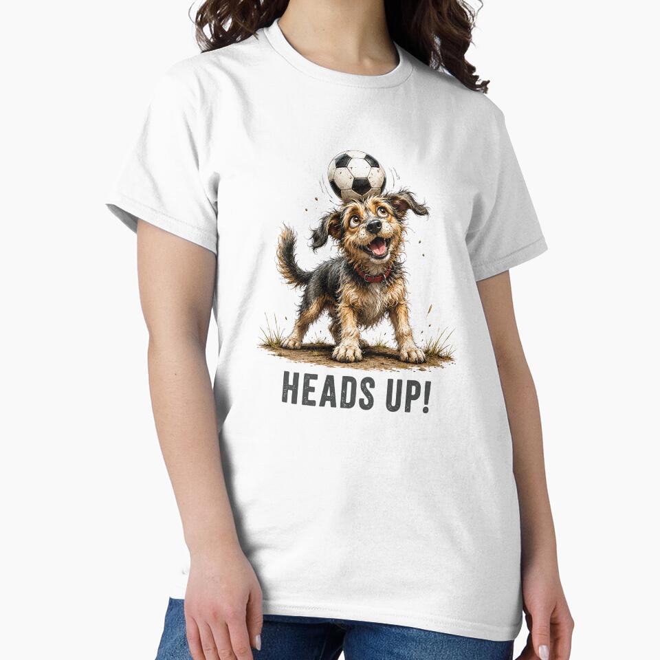 Heads Up – Soccer Scruffy Dog Illustration by PAPIRO SIGLO XXI