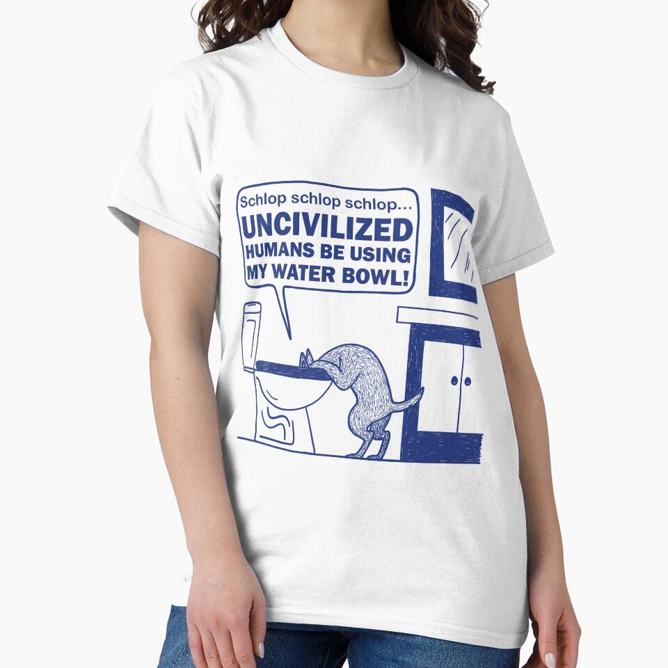 Funny Dog Drinking Water in Toilet Bowl by ArtNoveltee T-Shirts, Hoodie, Sweatshirt | BlankRebels.com (Image 2)