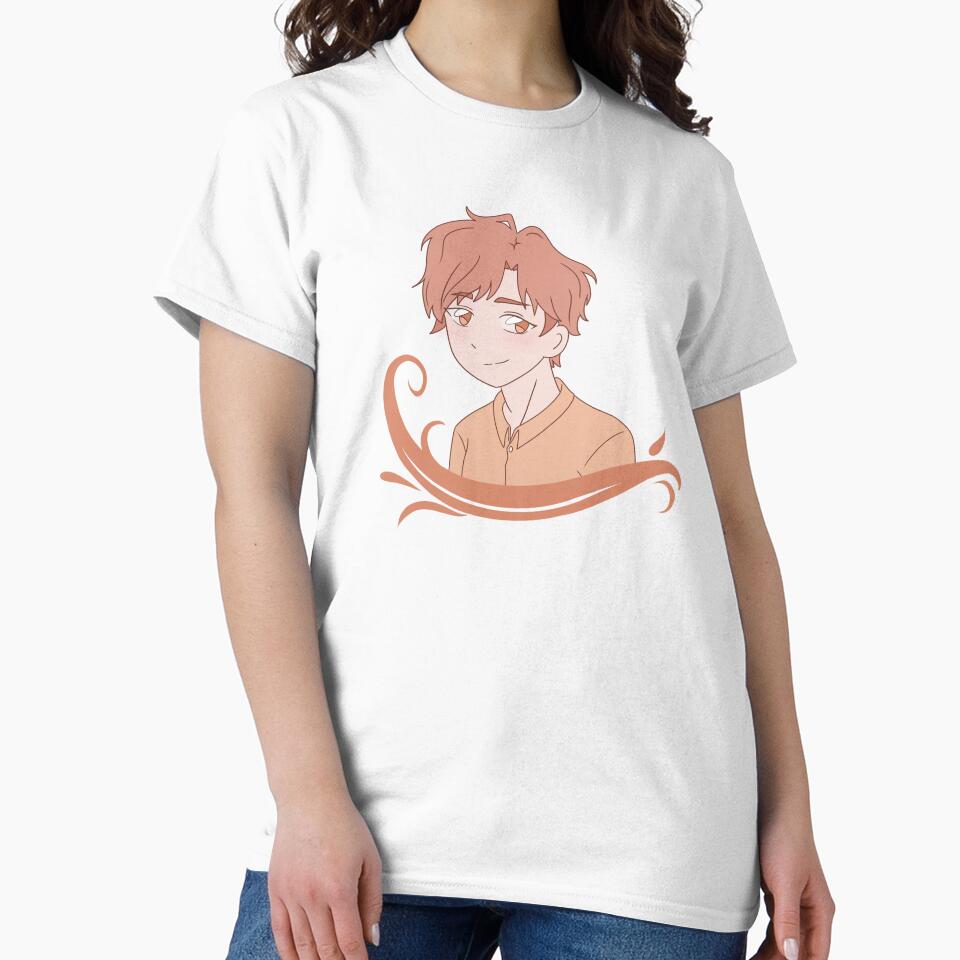 Orange Coloured Manga Guy by kabocha-chan T-Shirts, Hoodie, Sweatshirt | BlankRebels.com (Image 2)