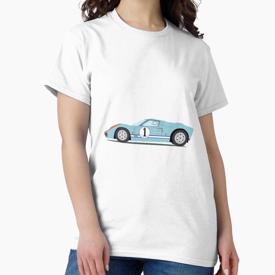 Ken Miles' Ford GT40 MK II Vintage Car by lukelockwood955 T-Shirts, Hoodie, Sweatshirt | BlankRebels.com (Image 2)