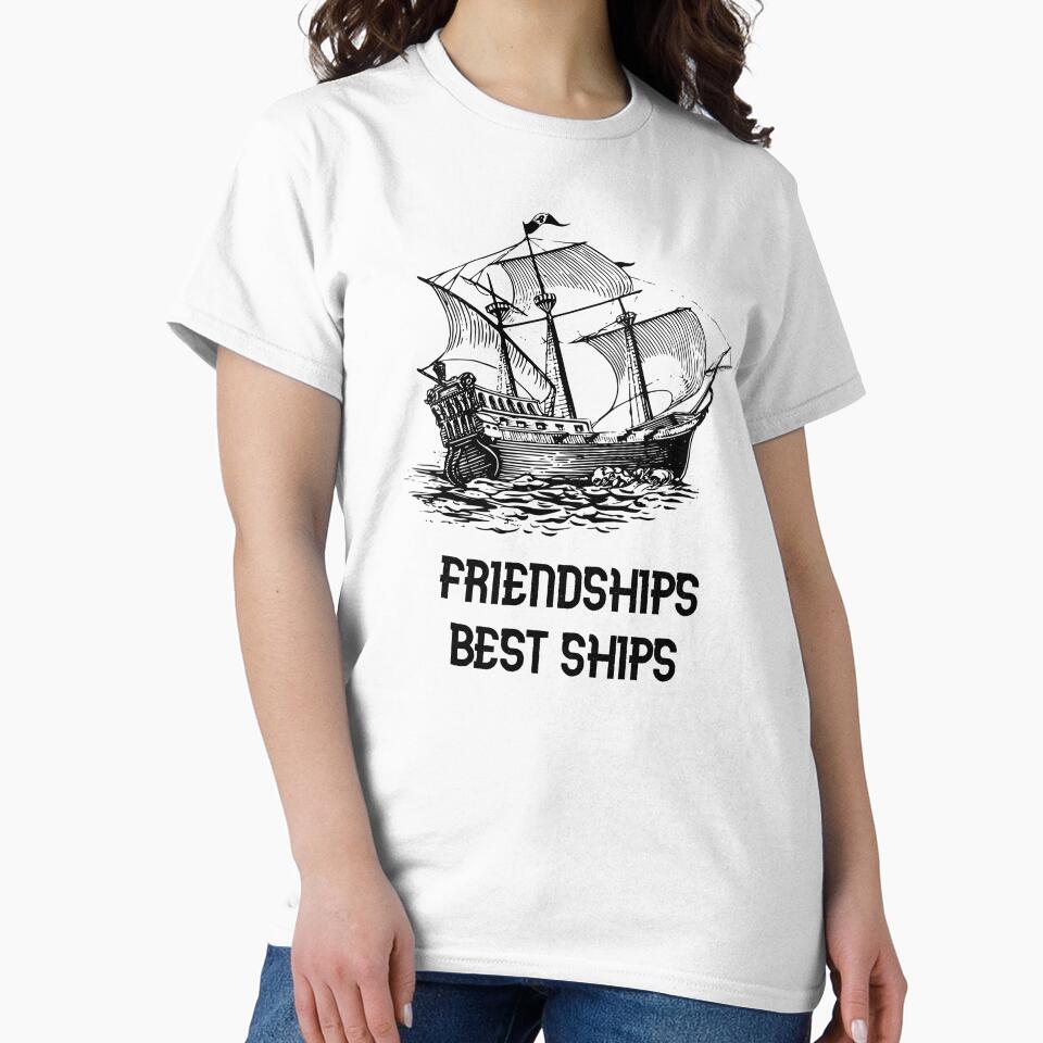 Friendships Best Ships by LeeHillshire T-Shirts, Hoodie, Sweatshirt | BlankRebels.com (Image 2)