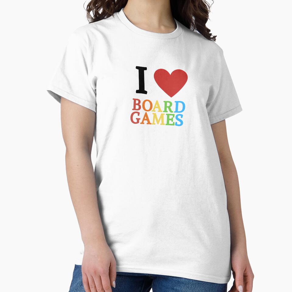 Rainbow I Heart Board Games by gamenighttees T-Shirts, Hoodie, Sweatshirt | BlankRebels.com (Image 2)