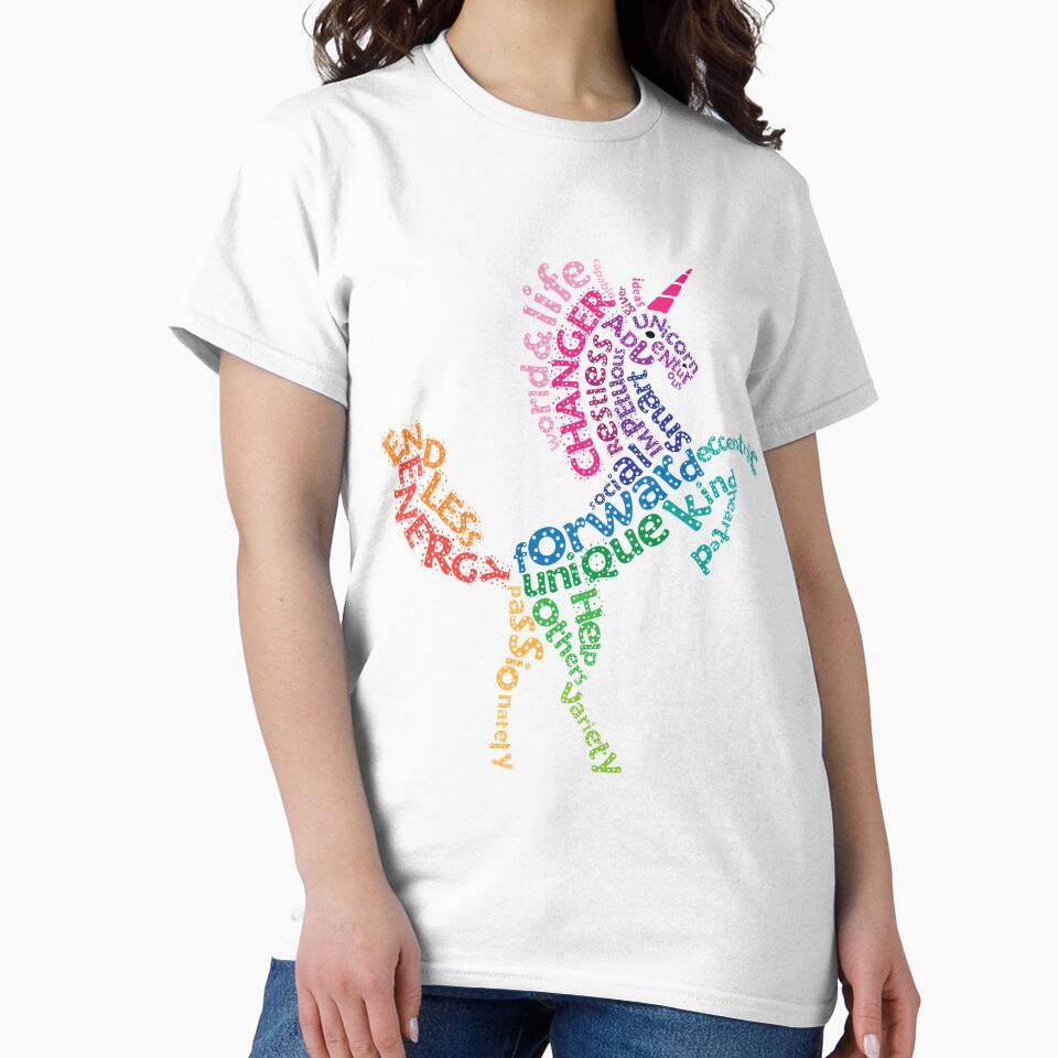 Rainbow Unicorn Spirit Animal by kjeppson T-Shirts, Hoodie, Sweatshirt | BlankRebels.com (Image 2)