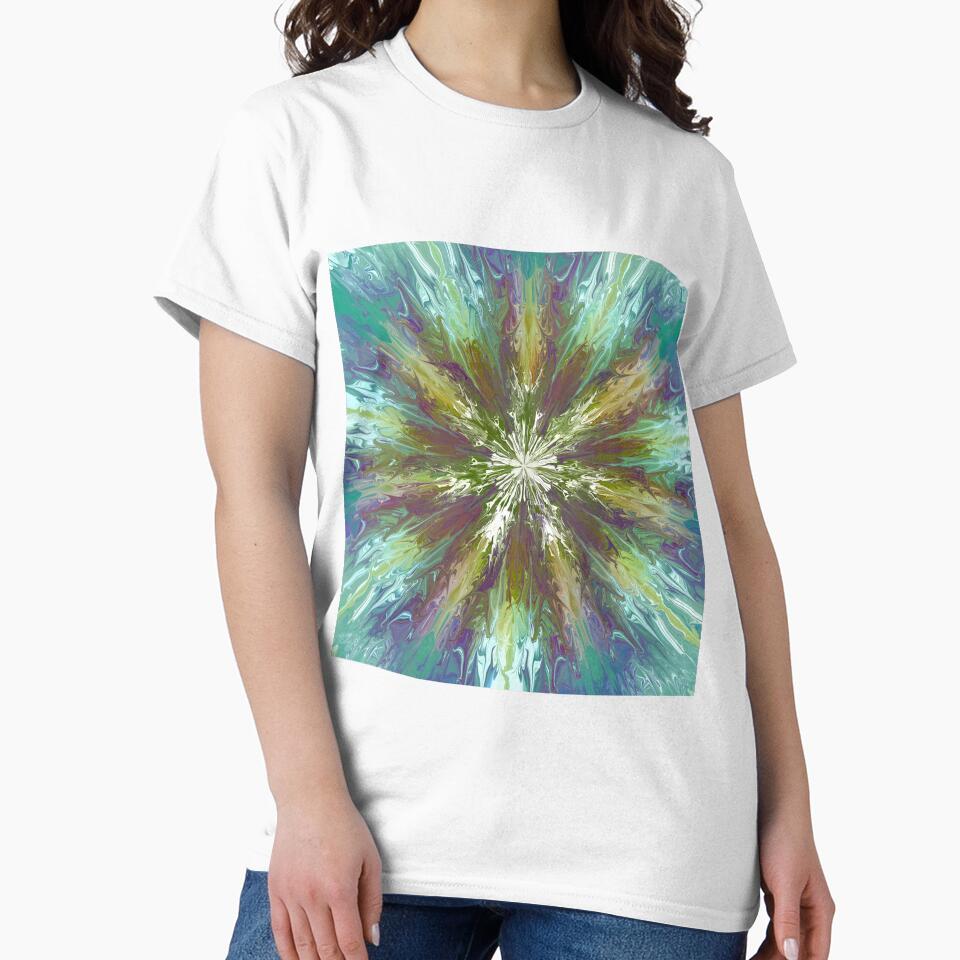 Abstract tie dye flower by VWDigitalPaint T-Shirts, Hoodie, Sweatshirt | BlankRebels.com (Image 2)