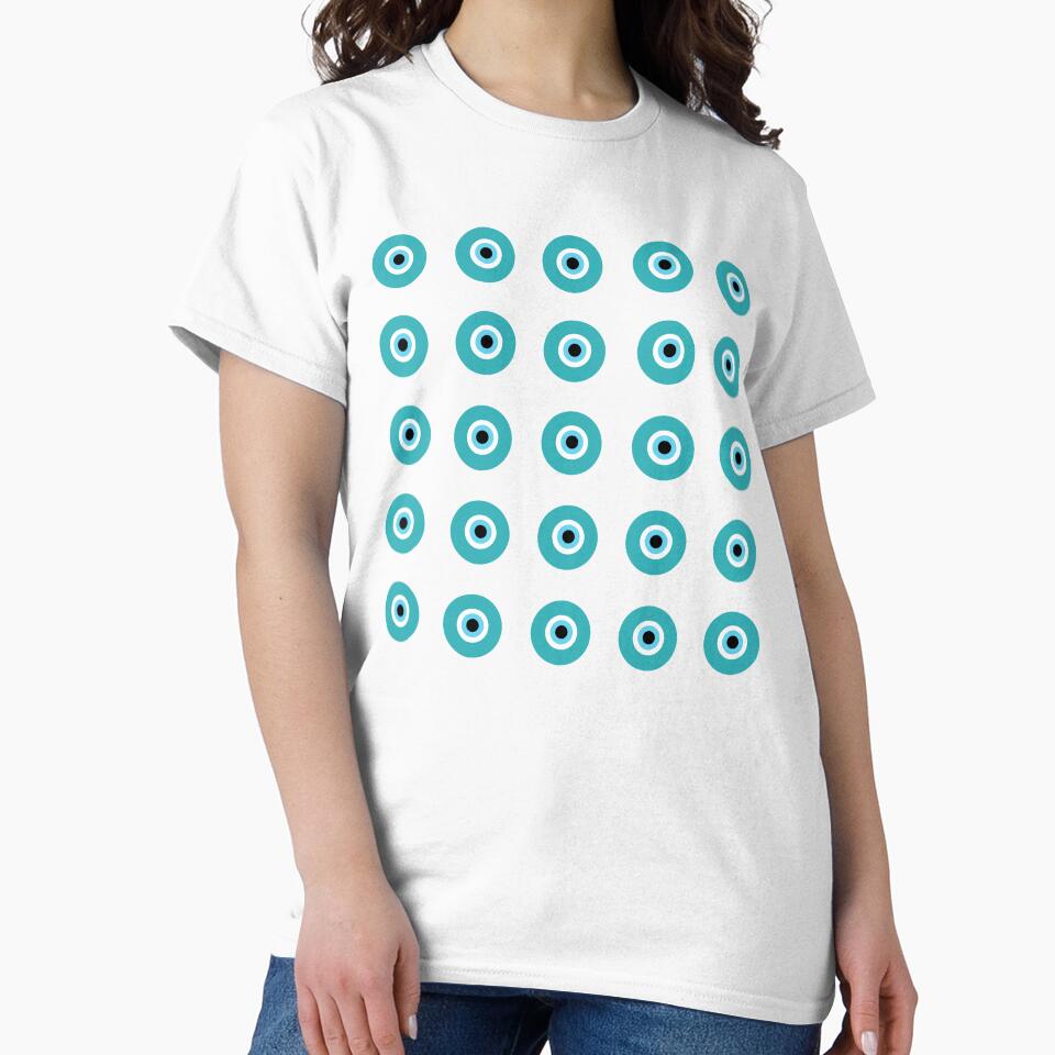 Turquoise evil eye by Ana Gorozpe T-Shirts, Hoodie, Sweatshirt | BlankRebels.com (Image 2)