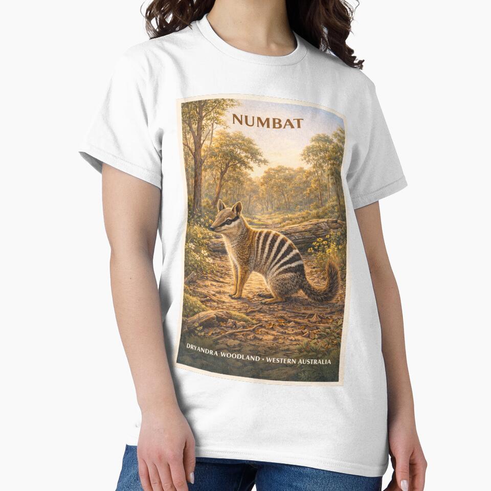 Numbat in Western Australia Dryandra Woodland by PamLeeDesign T-Shirts, Hoodie, Sweatshirt | BlankRebels.com (Image 2)