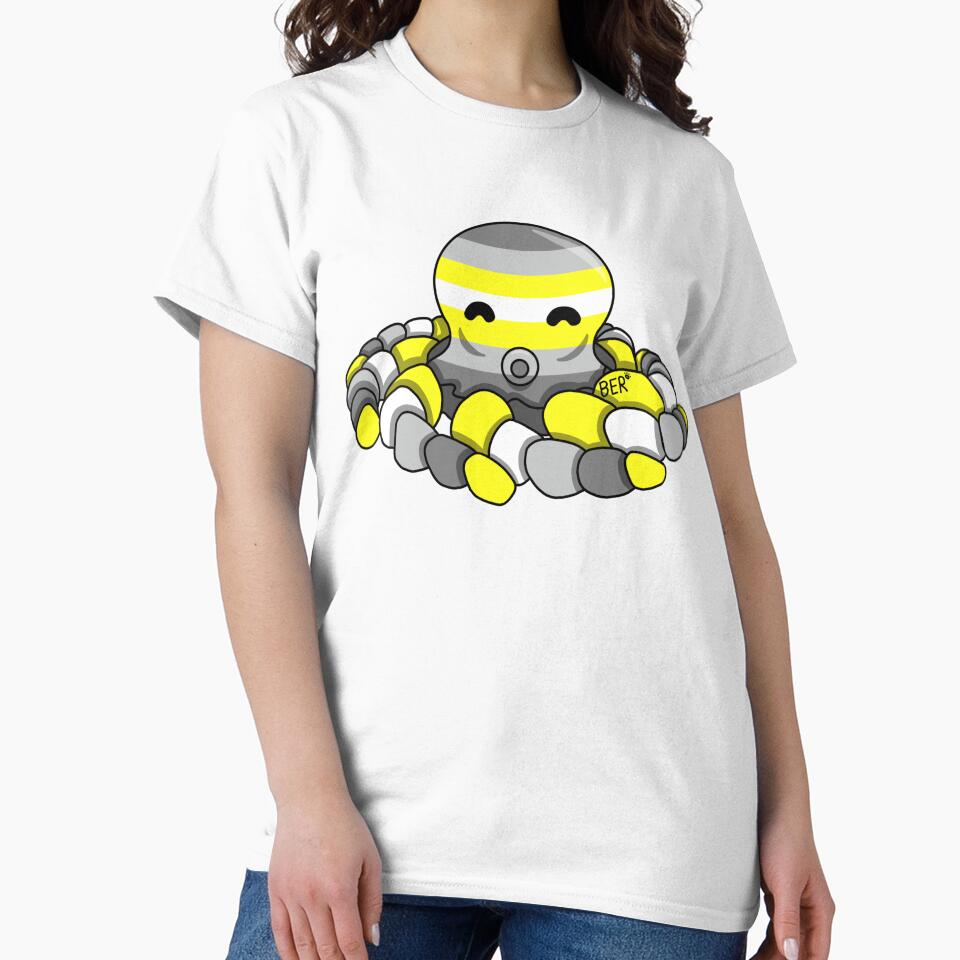 Demigender Pride Fidget Octopus by SentABear T-Shirts, Hoodie, Sweatshirt | BlankRebels.com (Image 2)