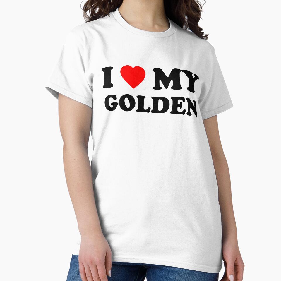 I Love My Golden Retriever Heart Dog Gift by Guarddogdrive T-Shirts, Hoodie, Sweatshirt | BlankRebels.com (Image 2)