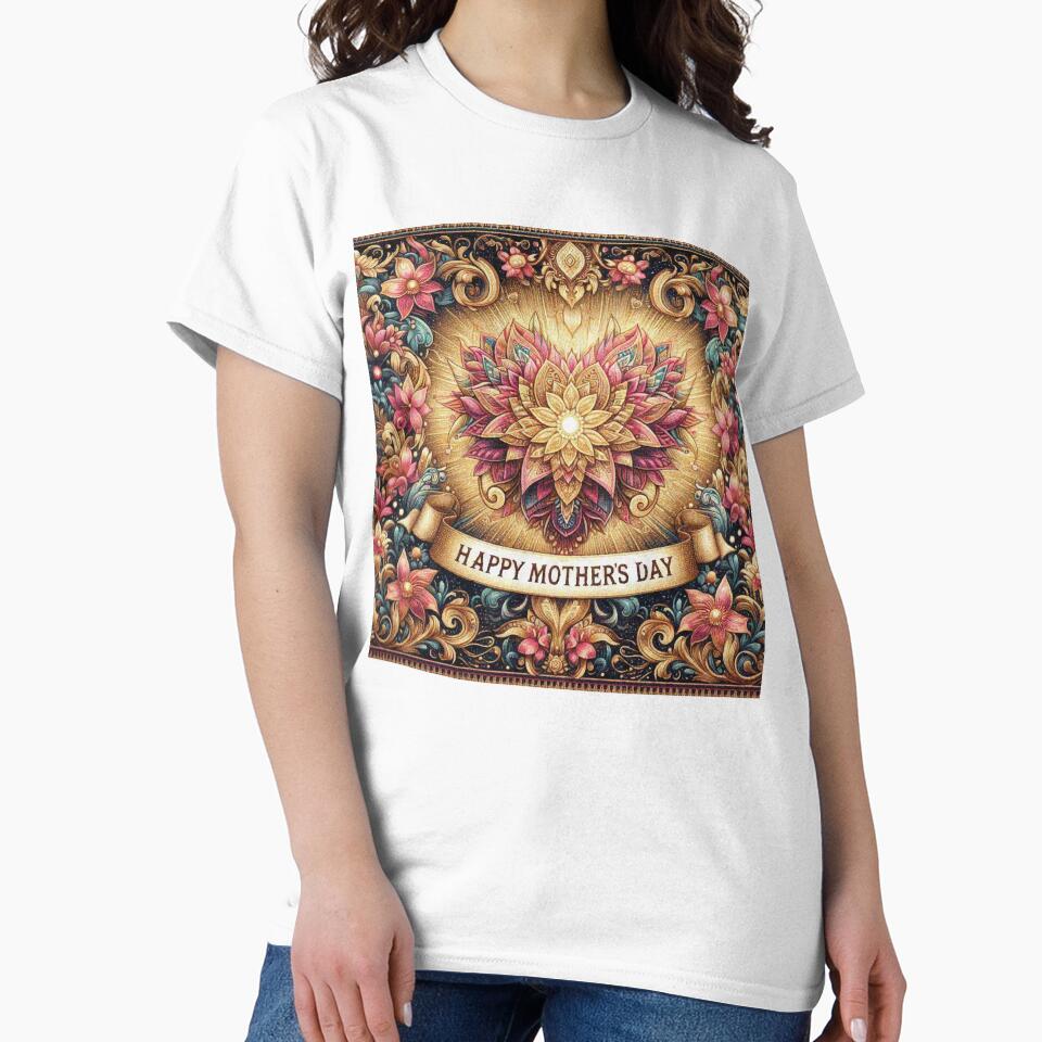 Floral Heart Mothers Day Gift flower by Illuministique T-Shirts, Hoodie, Sweatshirt | BlankRebels.com (Image 2)