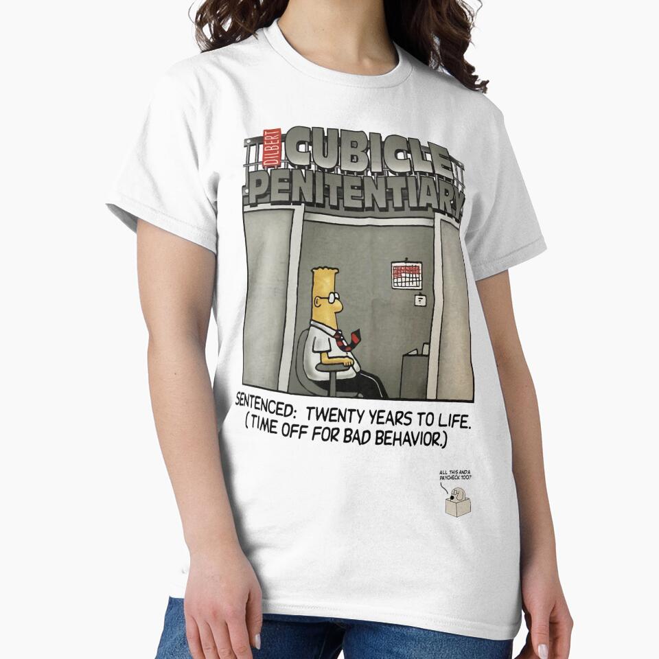 Vintage Dilbert tv show T shirt size 4XL 1990s 80s Trending by magdaskohler23 Hoodie, Sweatshirt | BlankRebels.com (Image 2)