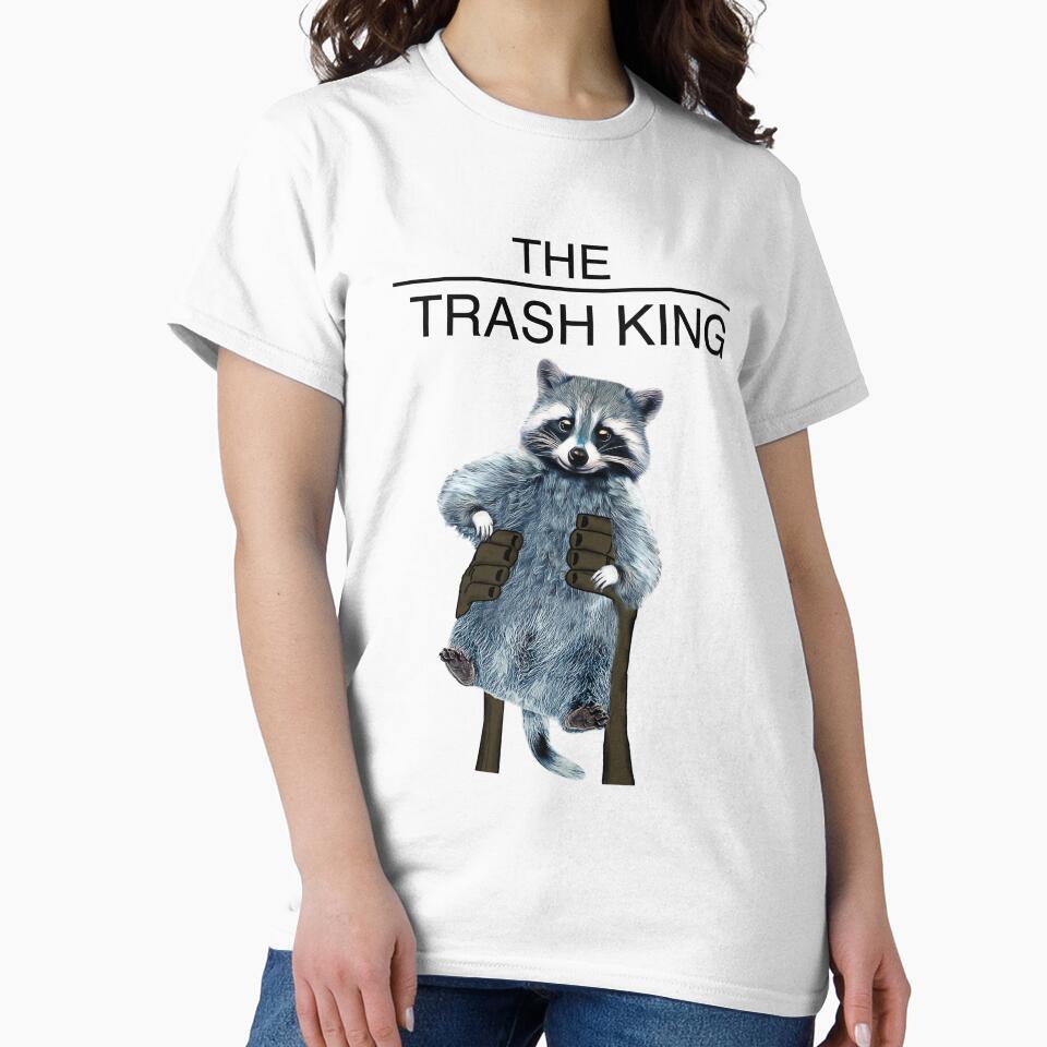 Cute Raccoon Trash Panda Trash King by TeeARTHY T-Shirts, Hoodie, Sweatshirt | BlankRebels.com (Image 2)