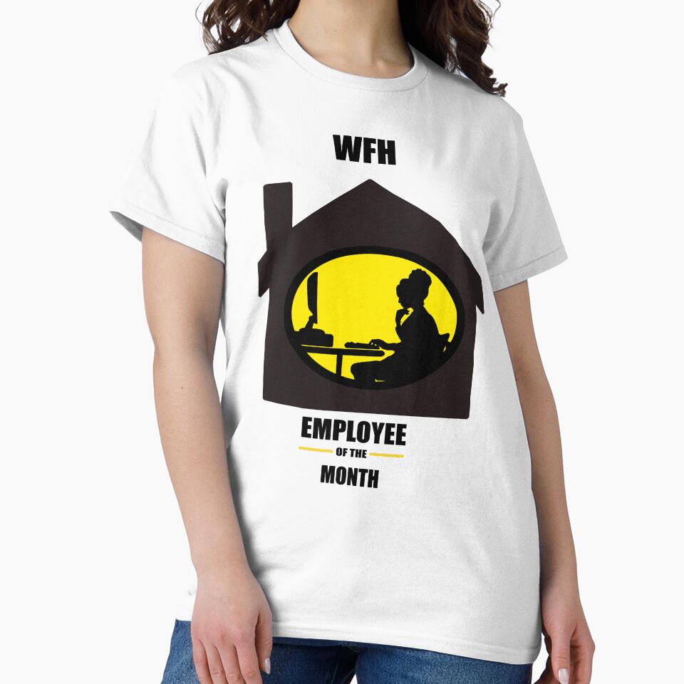 Work From Home Employee Of the Month by Doodlehub T-Shirts, Hoodie, Sweatshirt | BlankRebels.com (Image 2)