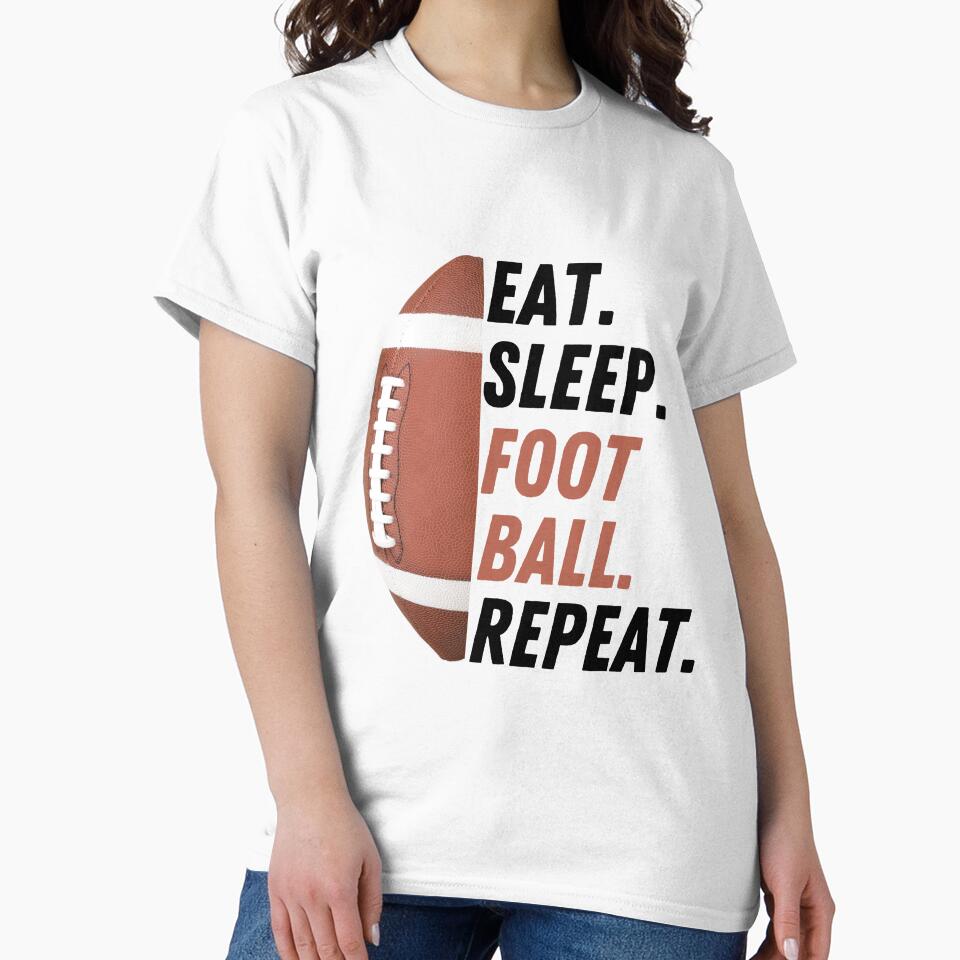 Eat Sleep Football Repeat,  Love Football Vintage Gift by Mustaph-Shop