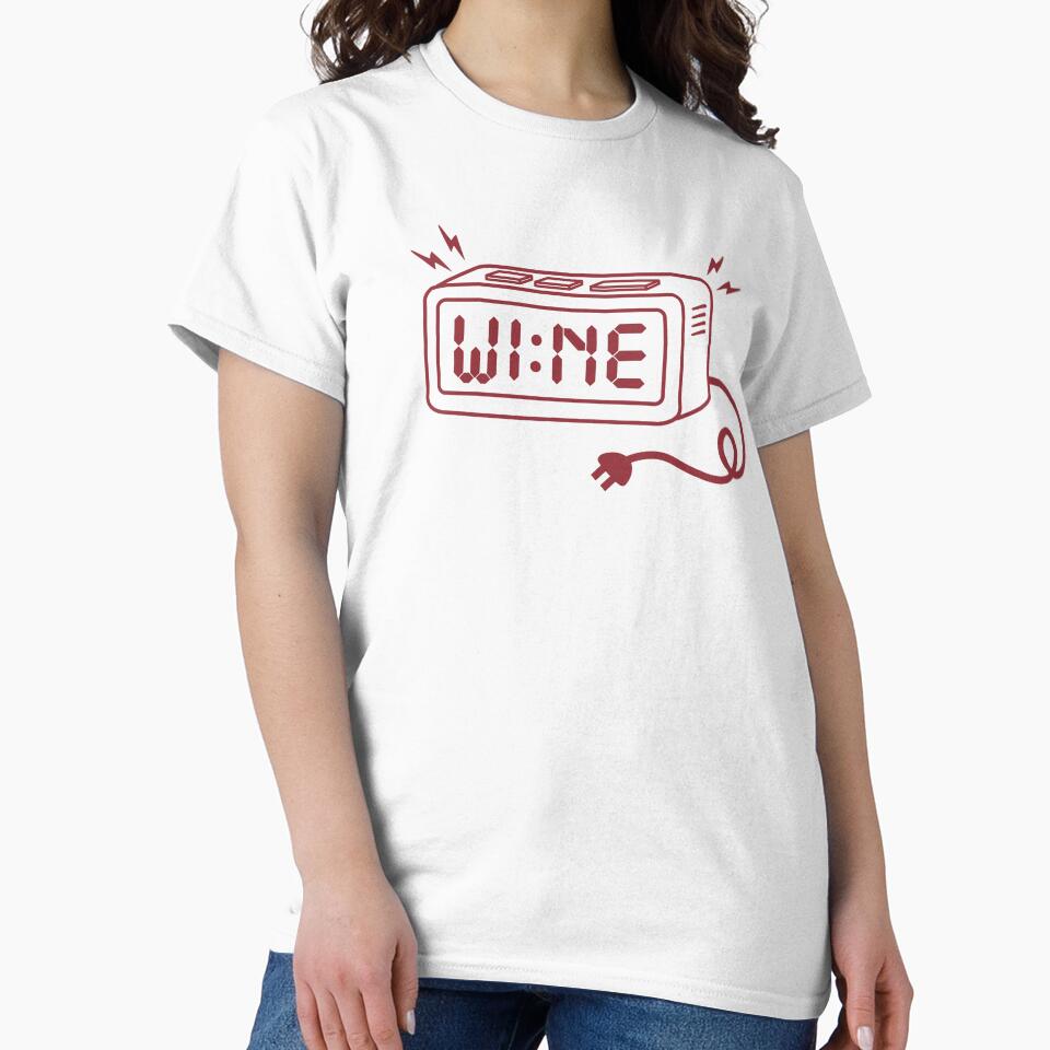 Wine Time Alarm Clock by AdventureTee