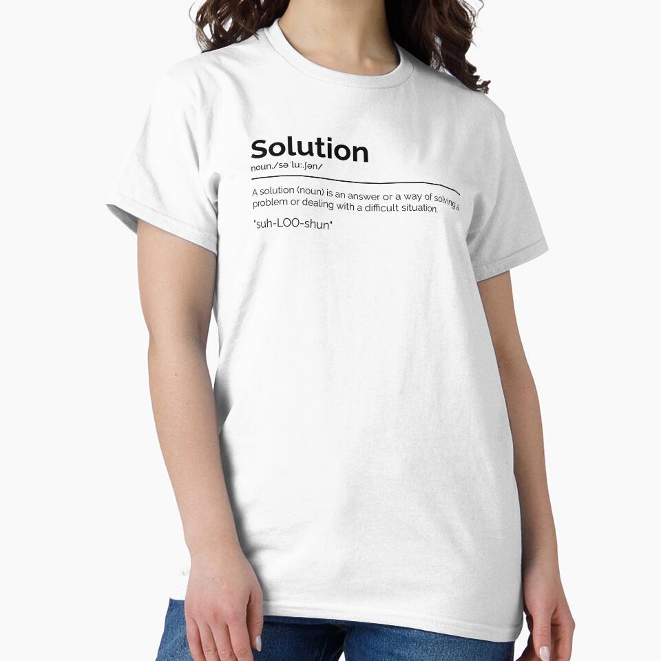 Solution by ConsiTee T-Shirts, Hoodie, Sweatshirt | BlankRebels.com (Image 2)