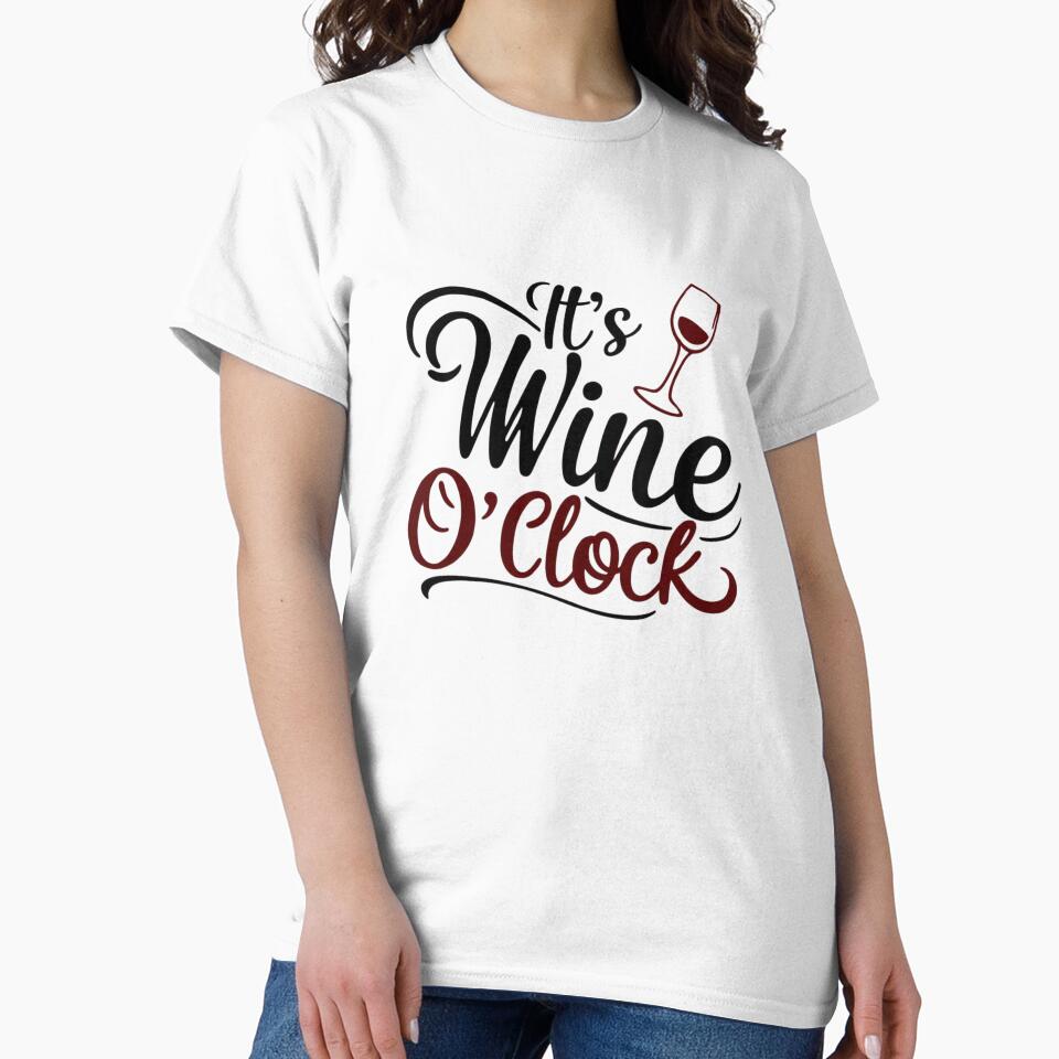 It's Wine O'clock by Xenovate T-Shirts, Hoodie, Sweatshirt | BlankRebels.com (Image 2)