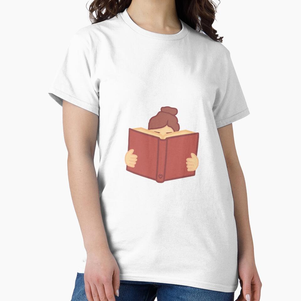 Bookworm | Red by polimatilda T-Shirts, Hoodie, Sweatshirt | BlankRebels.com (Image 2)