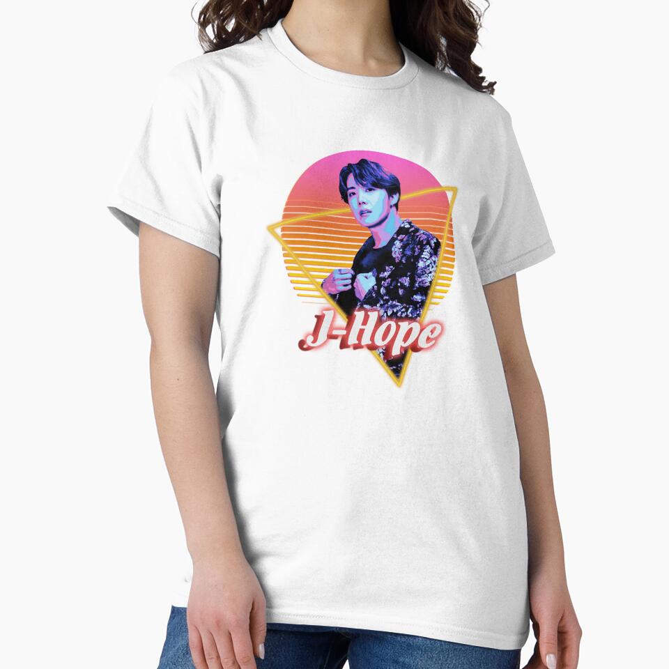 J hope BTS Vintage Retro Sunset Kpop by hyunn1411 T-Shirts, Hoodie, Sweatshirt | BlankRebels.com (Image 2)