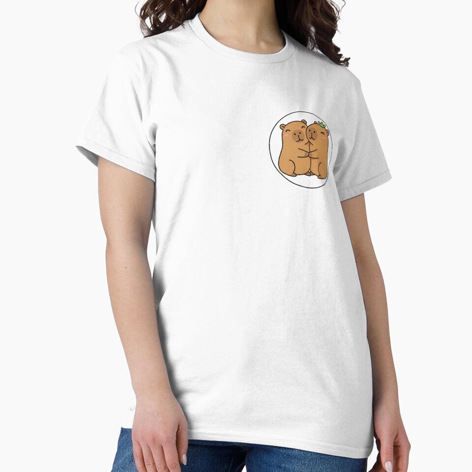 Emotional Support Capybara Cute by Studioyasmin T-Shirts, Hoodie, Sweatshirt | BlankRebels.com (Image 2)
