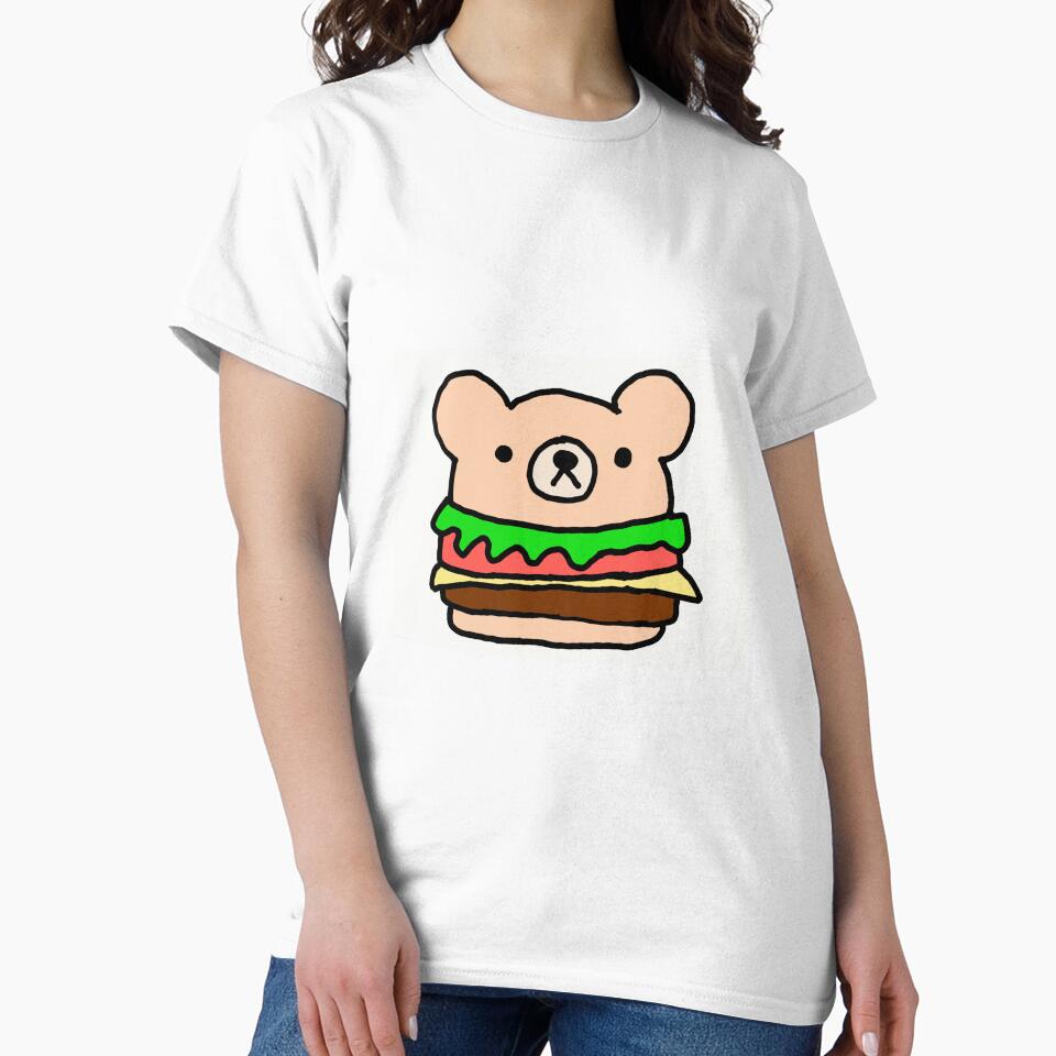 cute bear burger by dreamycrafts T-Shirts, Hoodie, Sweatshirt | BlankRebels.com (Image 2)