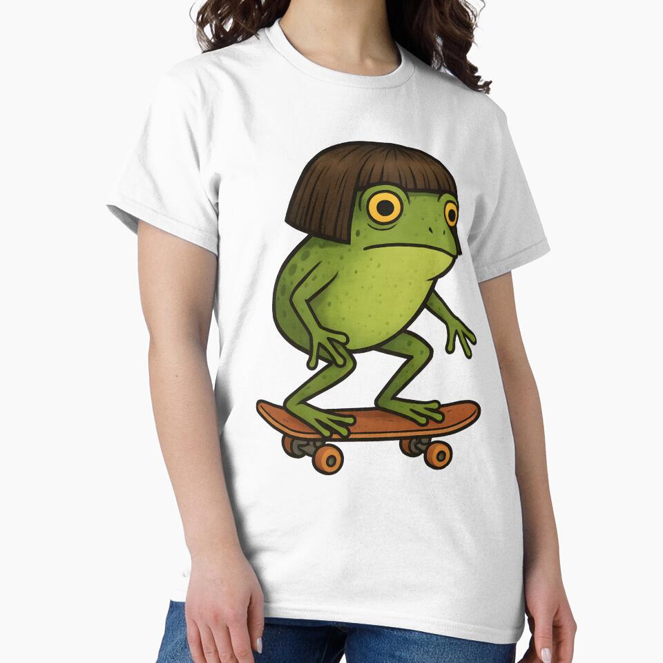 Funny Skateboarding Frog – Cool Gift for Skaters & Frog Lovers by RigyIllustrates T-Shirts, Hoodie, Sweatshirt (Image 2)