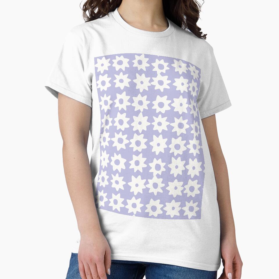 BOHO STAR PATTERN LILAC MAUVE by blomastudios T-Shirts, Hoodie, Sweatshirt | BlankRebels.com (Image 2)