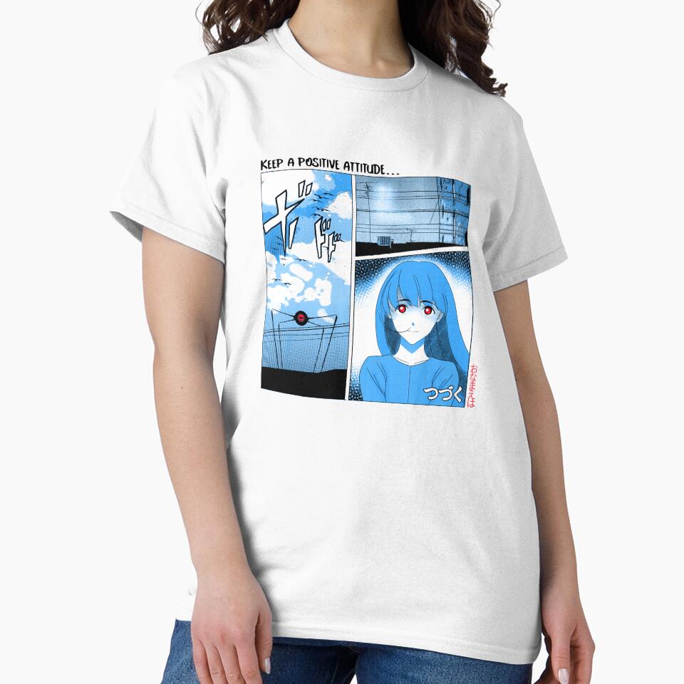 Manga Anime Classic Girl Positive Attitude by Zuuag T-Shirts, Hoodie, Sweatshirt | BlankRebels.com (Image 2)