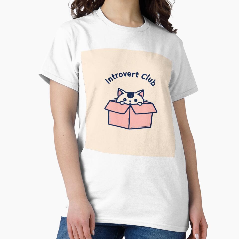 Introvert Club by QuantumAuroraShop T-Shirts, Hoodie, Sweatshirt | BlankRebels.com (Image 2)