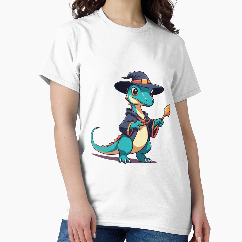 Velociraptor Dinosaur sorcerer by Atlantico54 T-Shirts, Hoodie, Sweatshirt | BlankRebels.com (Image 2)