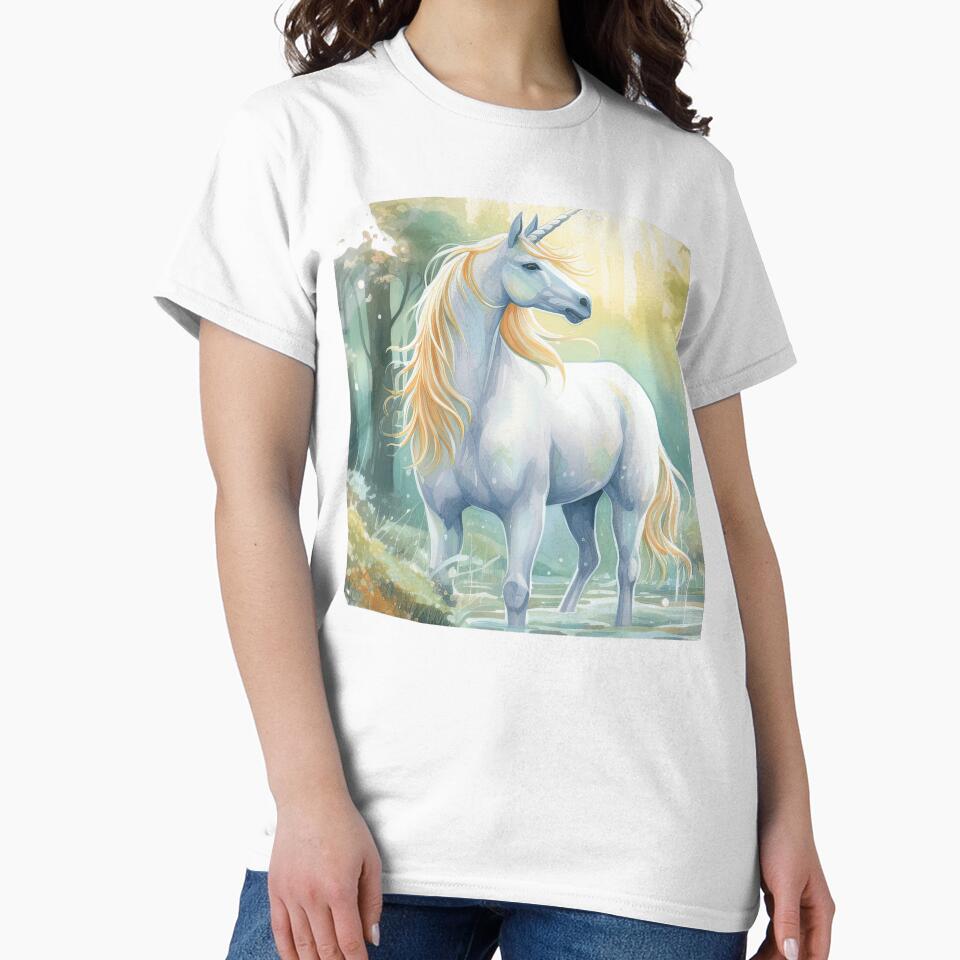 Colorful Unicorn by TheAnimalZ00 T-Shirts, Hoodie, Sweatshirt | BlankRebels.com (Image 2)
