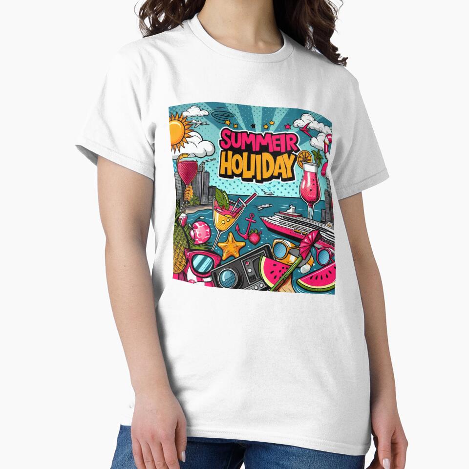 Pop art style summer holiday desighn by Dogandesighn T-Shirts, Hoodie, Sweatshirt | BlankRebels.com (Image 2)