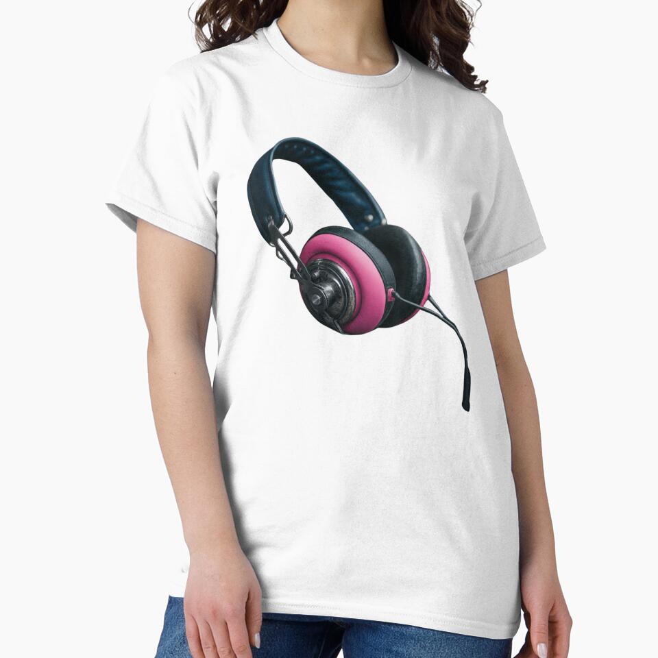 Minimalist Music Headphones Illustration by Bongsheila T-Shirts, Hoodie, Sweatshirt | BlankRebels.com (Image 2)