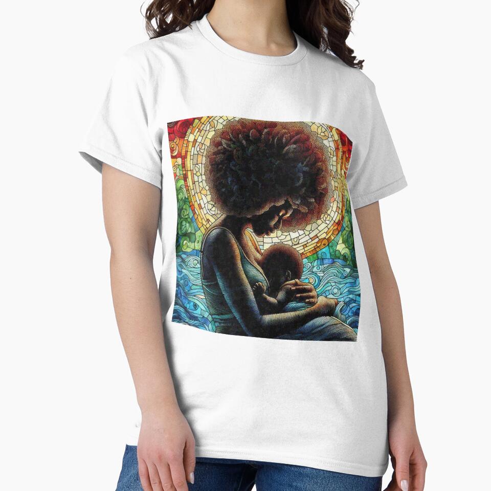 Mothers Day Sweet Mother and her Baby by Illuministique T-Shirts, Hoodie, Sweatshirt | BlankRebels.com (Image 2)